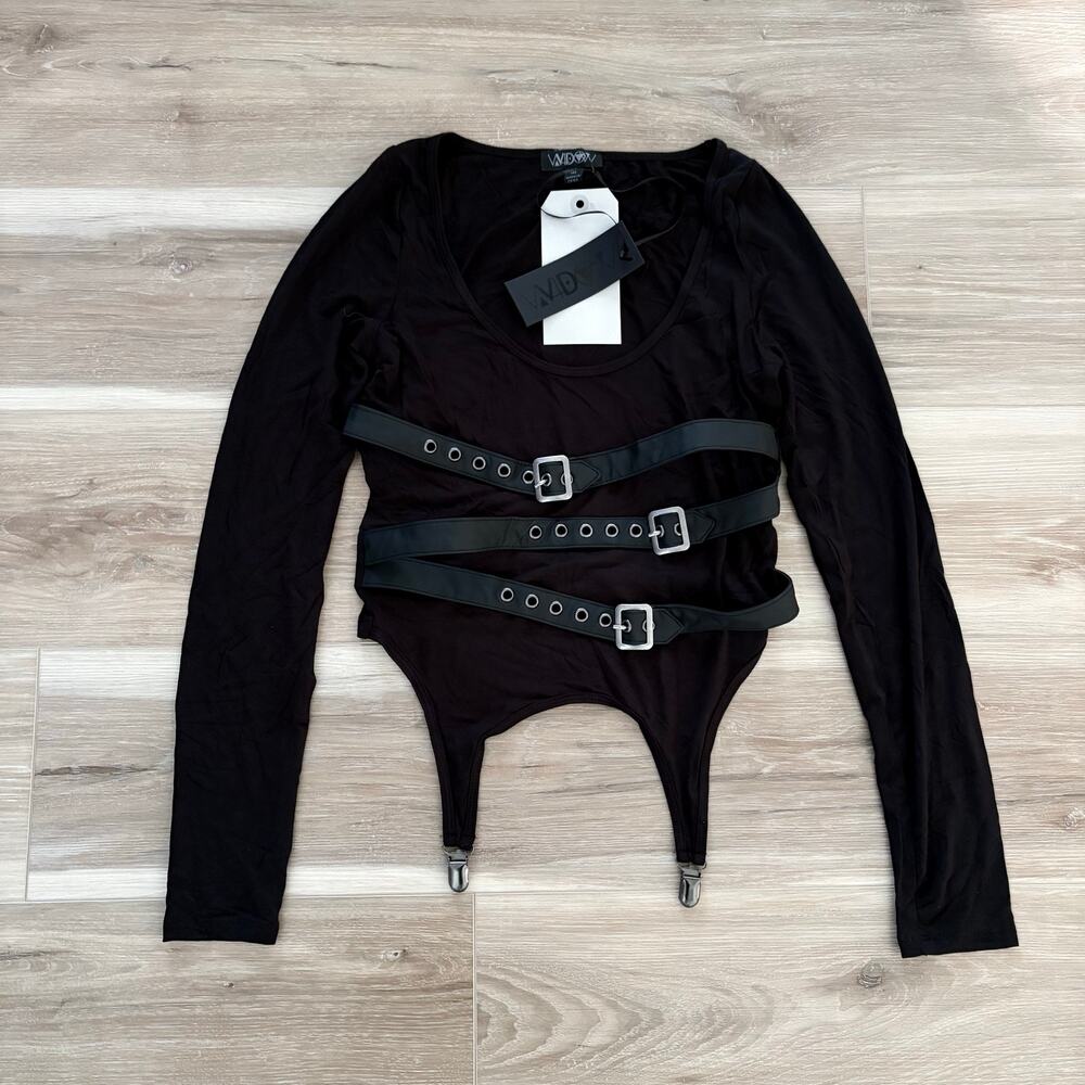 Dolls Kill Widow Bound To Love Long Sleeve Top M